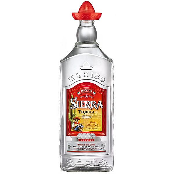 TEQUILA SIERRA SILVER 38% 1L (holá láhev)