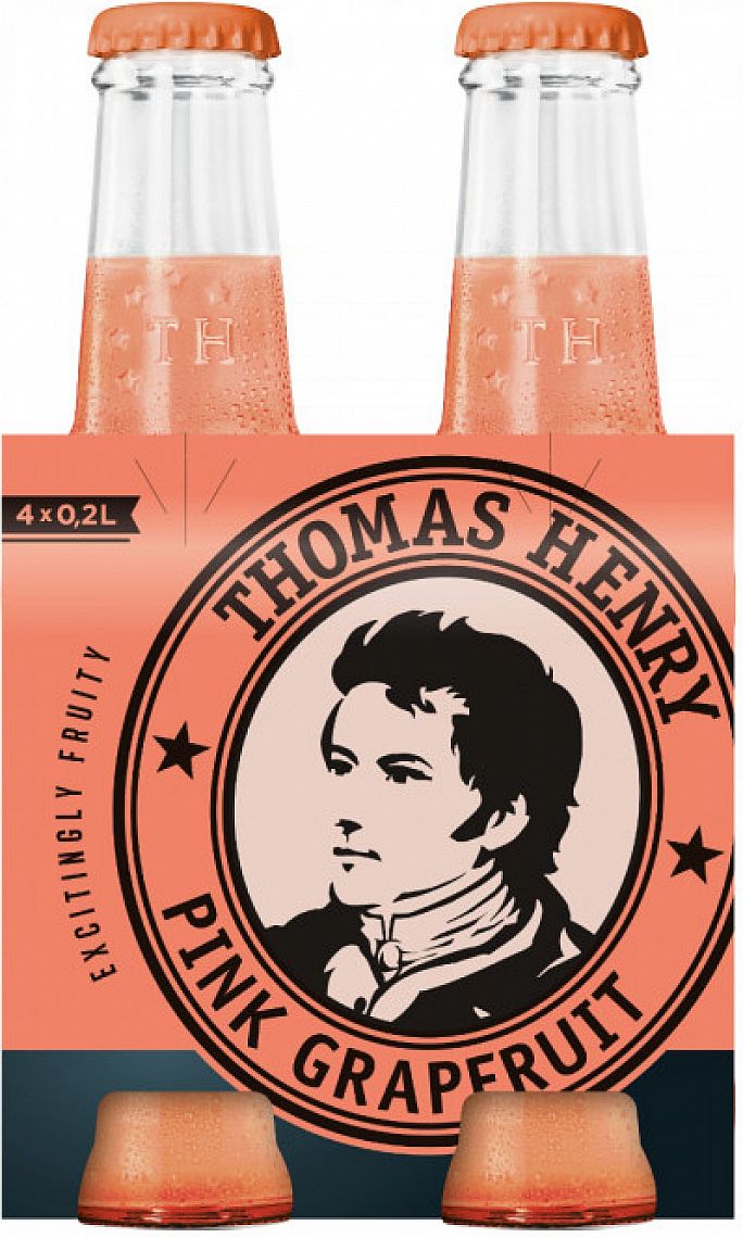 Thomas Henry Pink Grapefruit 4 x 200 ml