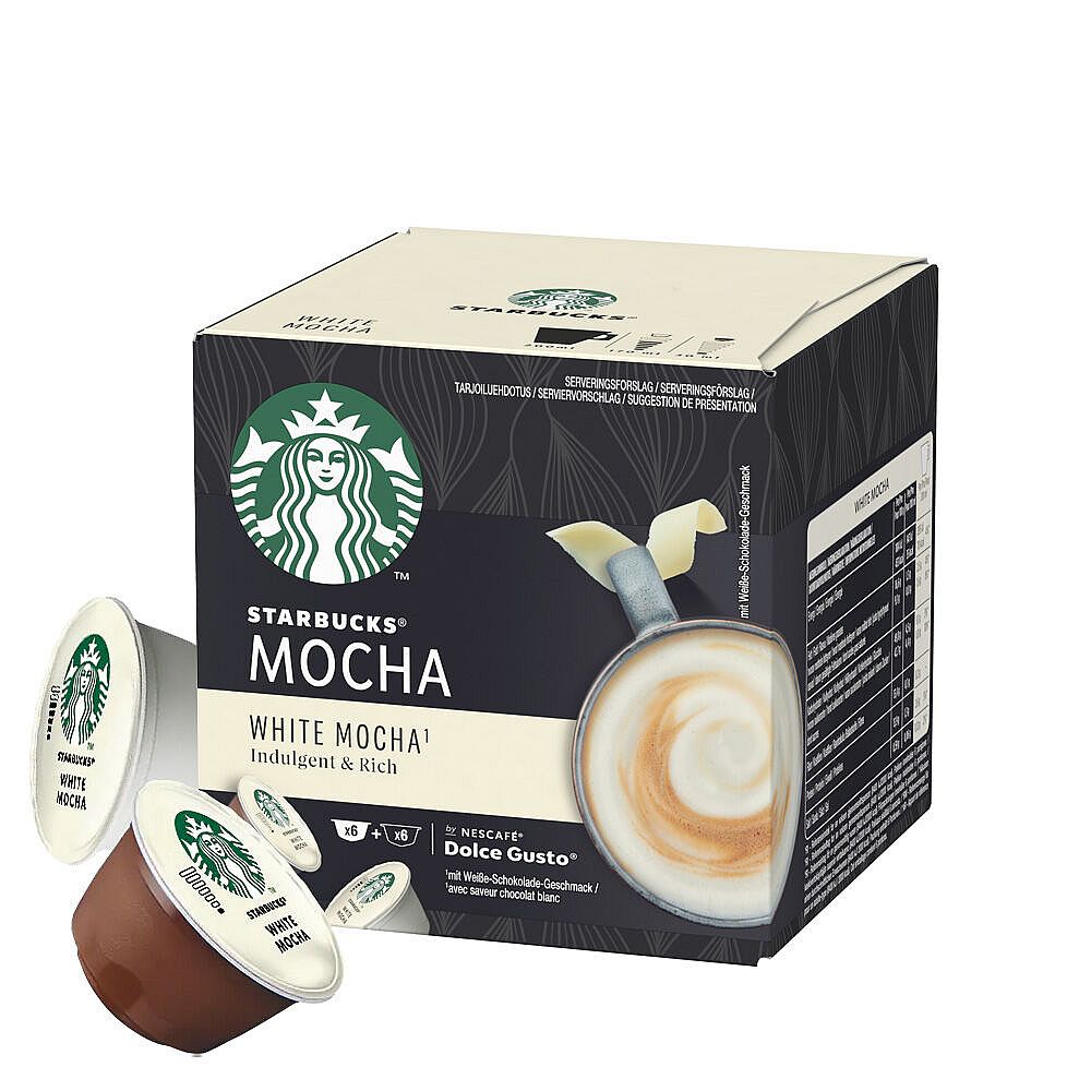 Starbucks White Mocha by NESCAFE DOLCE GUSTO Kávové kapsle 12 kapslí