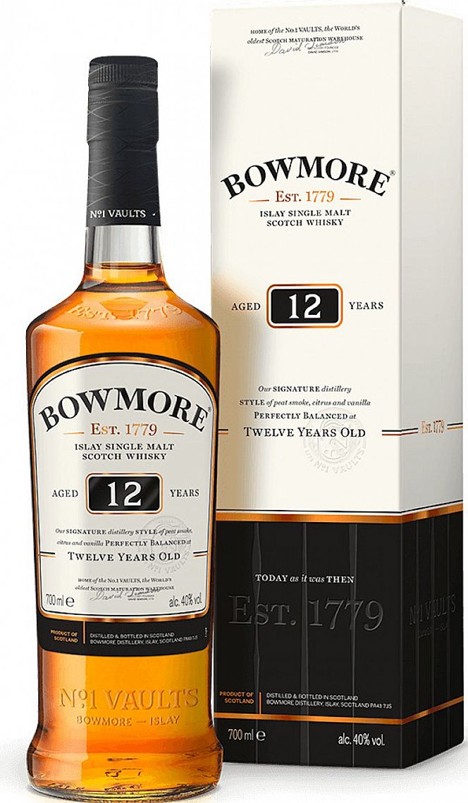 Bowmore 12y 40% 0,7 l (karton)