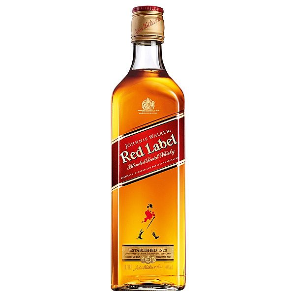 JOHNNIE WALKER RED LABEL 40% 1L (holá láhev)