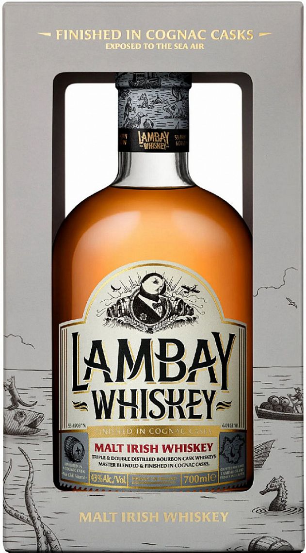 Lambay Malt Irish Whiskey 43% 0,7 l (karton)