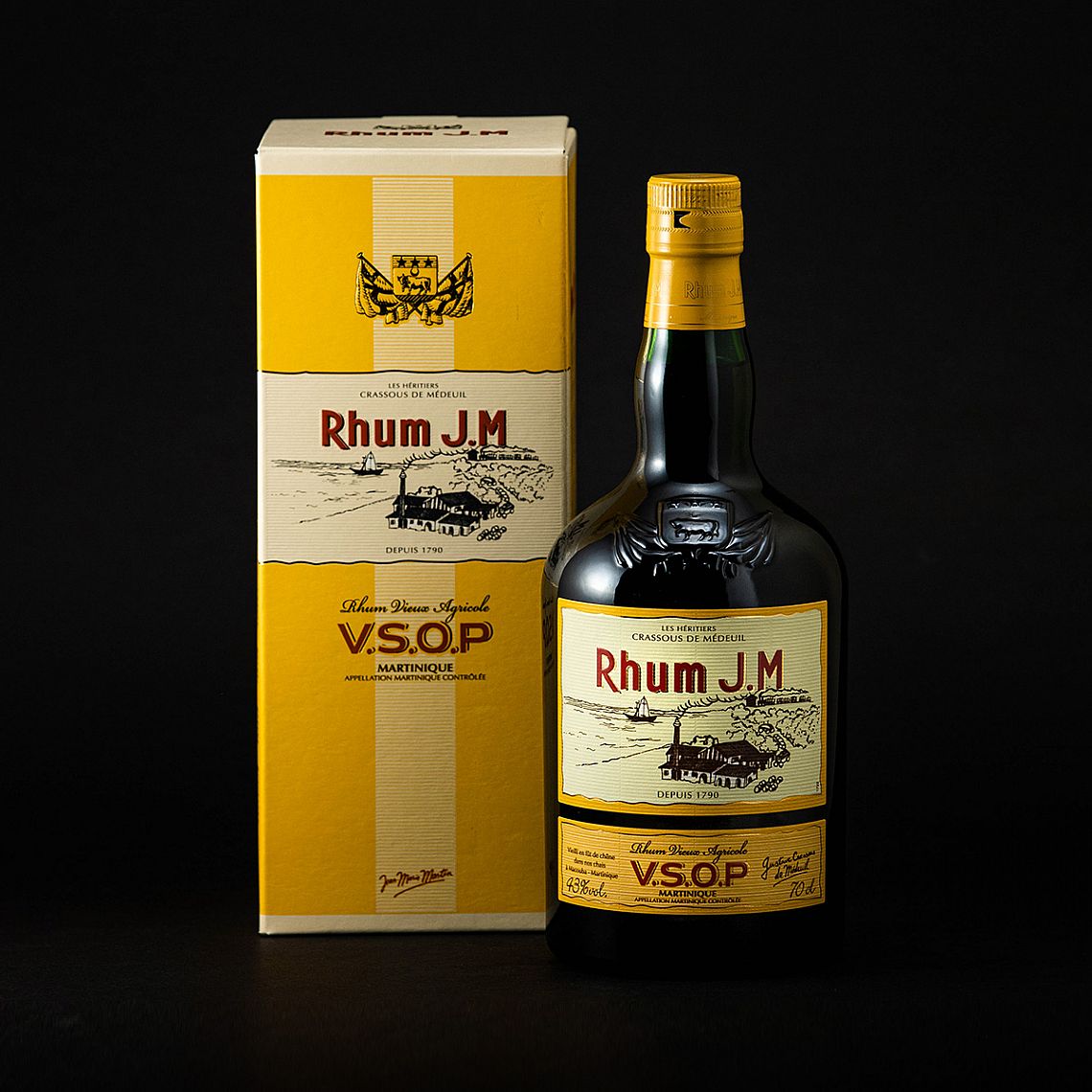 J.M Rhum VSOP 43% 0,7 l (karton)