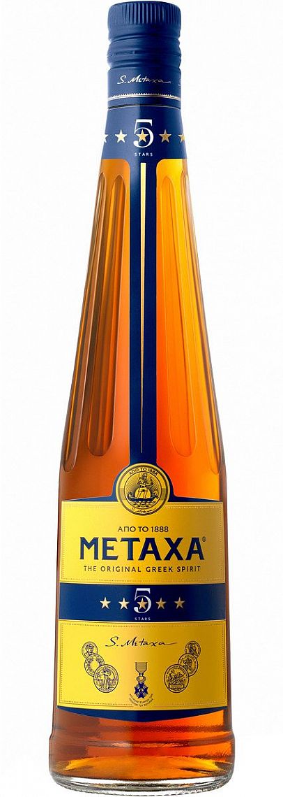 METAXA 5* 38% 0,7L (holá láhev)