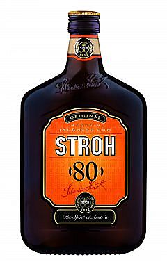 STROH 80% 0,5L (holá láhev)