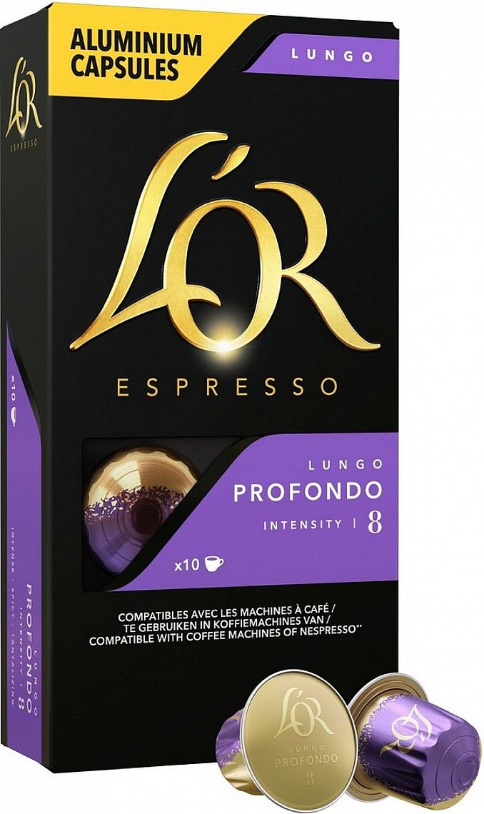 Nespresso kapsle L'OR EspressO Lungo Profondo 10 ks