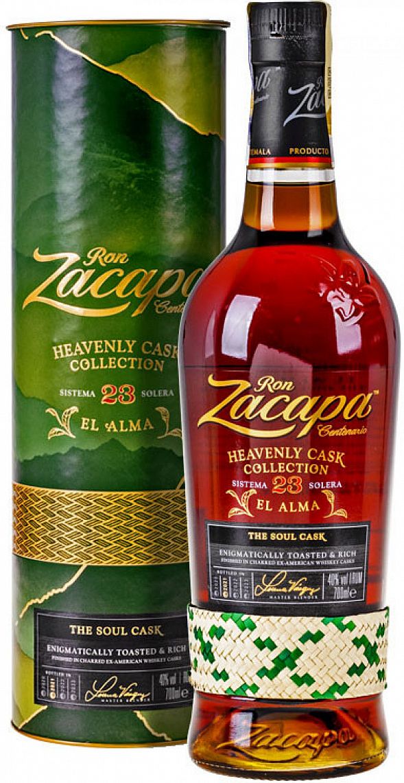 Ron Zacapa Heavenly cask collection El Alma 23y 40% 0,7 l (tuba)