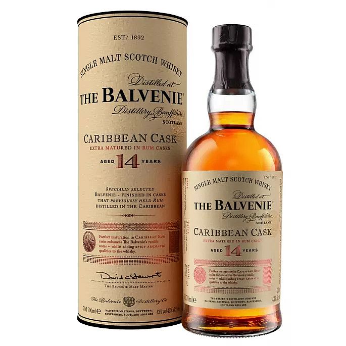 The Balvenie Caribbean Cask 14y 43% 0,7 l (kazeta)