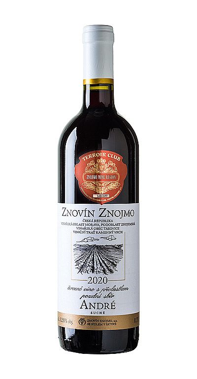 Znovín Znojmo ANDRÉ 2020 TERROIR CLUB pozdní sběr 0,75 l