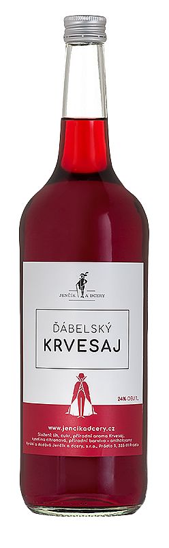 ĎÁBELSKÝ KRVESAJ 24% 1L (holá láhev)