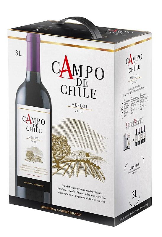 CAMPO DE CHILE MERLOT BAG IN BOX 3L