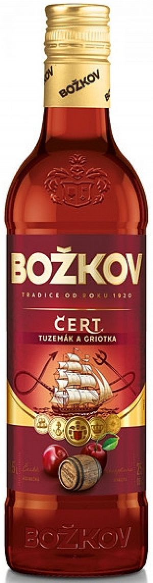 Božkov Čert 25% 0,5 l (holá láhev)