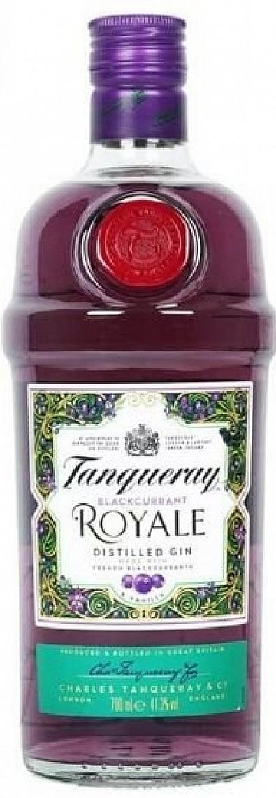 Tanqueray BlackCurrant Royale Gin 41,3% 0,7 l (holá láhev)