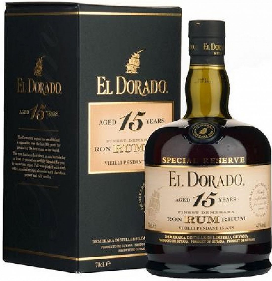 El Dorado 15y 43% 0,7 l (karton)