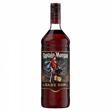 CAPTAIN MORGAN DARK RUM 40% 1L (holá láhev)