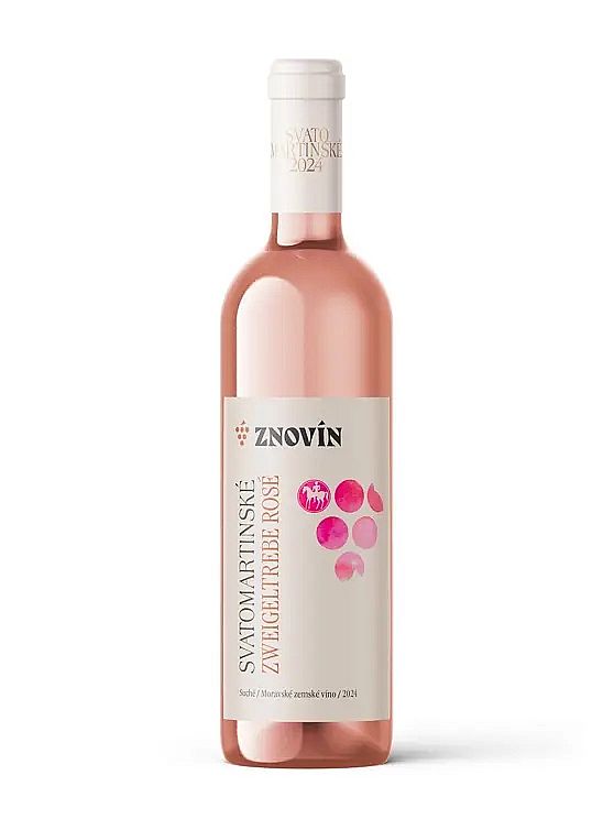 SVATOMARTINSKÉ Zweigeltrebe rosé / moravské zemské víno 2024