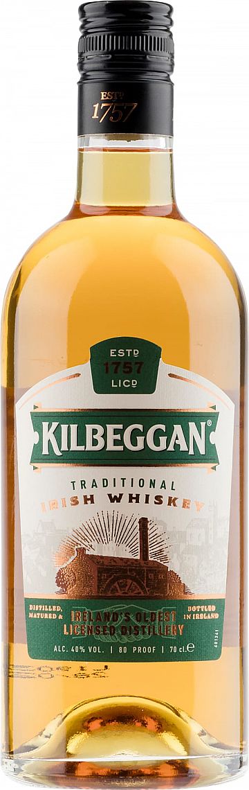 KILBEGGAN WHISKY 40% 1L (holá láhev)