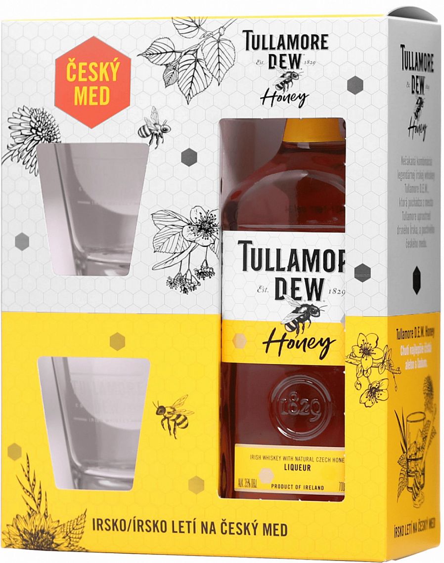 Tullamore Dew Honey 35% 0,7 l (dárkové balení 2 sklenice)