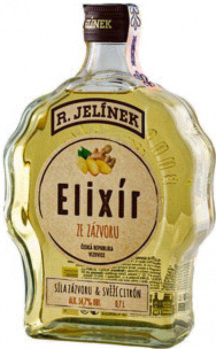 Rudolf Jelínek Elixír e zázvoru 14,7% 0,7 l (holá láhev)