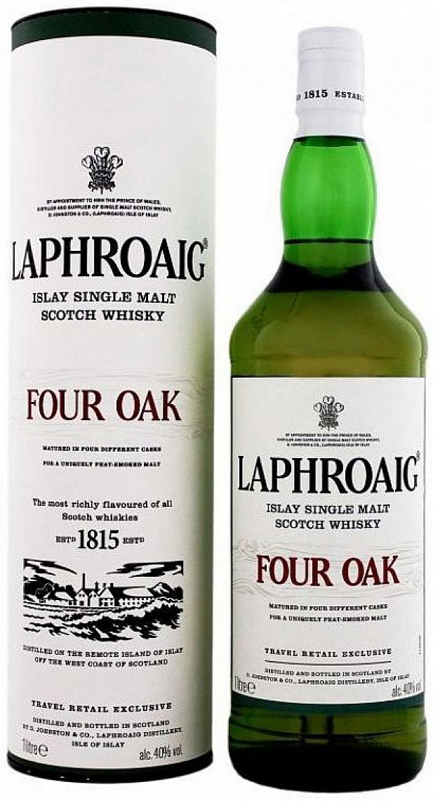 Laphroaig Four Oak 40% 1 l (tuba)