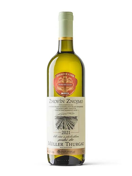 Müller Thurgau pozdní sběr 2021 / Terroir - toulky vinicemi 0,75l