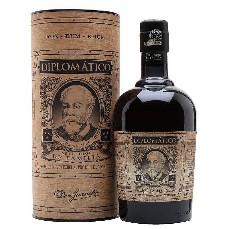 DIPLOMATICO SELECCIÓN DE FAMILIA RUM 43% 0,7L (tuba)