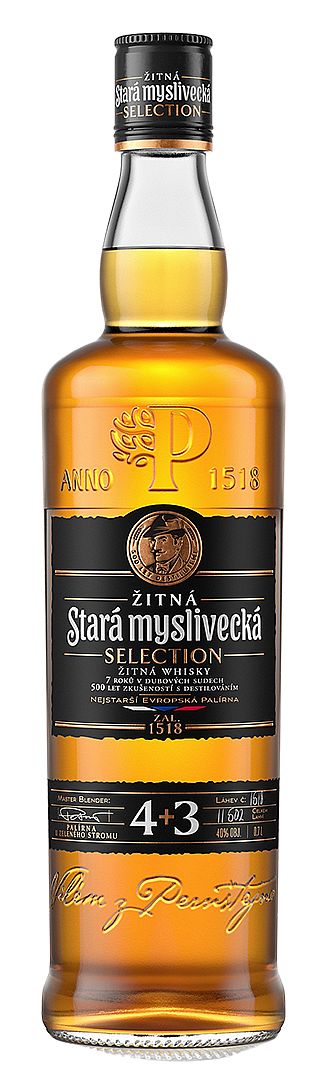 STARÁ MYSLIVECKÁ ŽITNÁ SELECTION 7y 40% 0,7L (holá láhev)