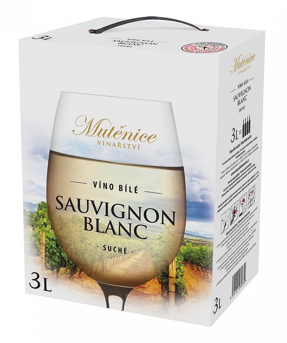 SAUVIGNON BLANC 3L BAG IN BOX MUTĚNICE