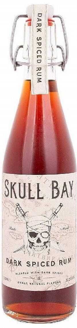 Skull Bay Dark Spiced 37,5% 0,5 l (holá láhev)