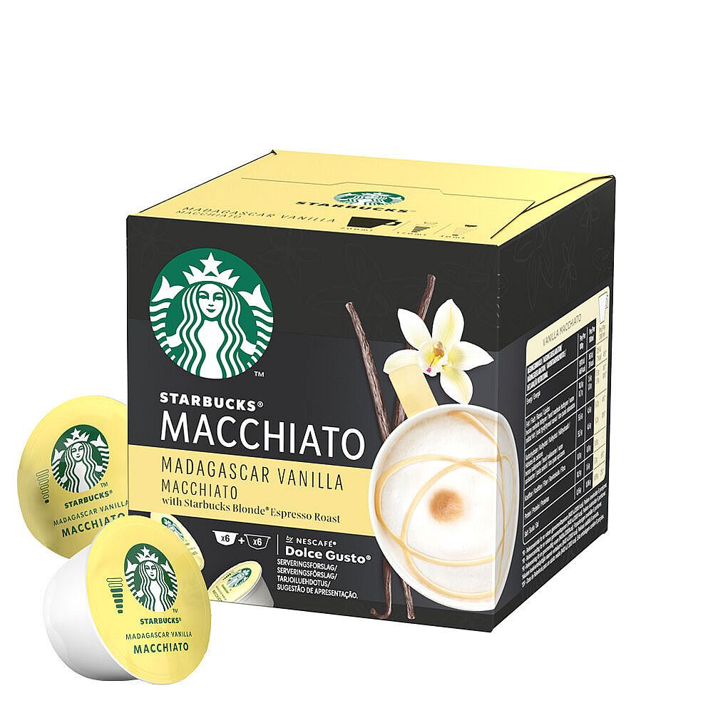 Nescafé Dolce Gusto STARBUCKS Madagaskar Vanilla Latte Macchiato 12 kapslí