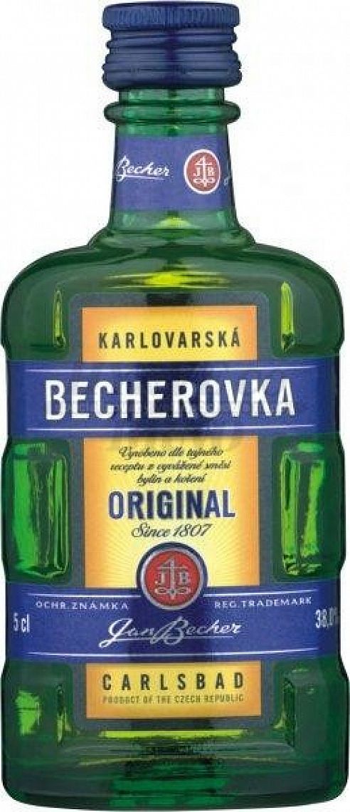 Becherovka 38% 0,05 l (holá láhev)