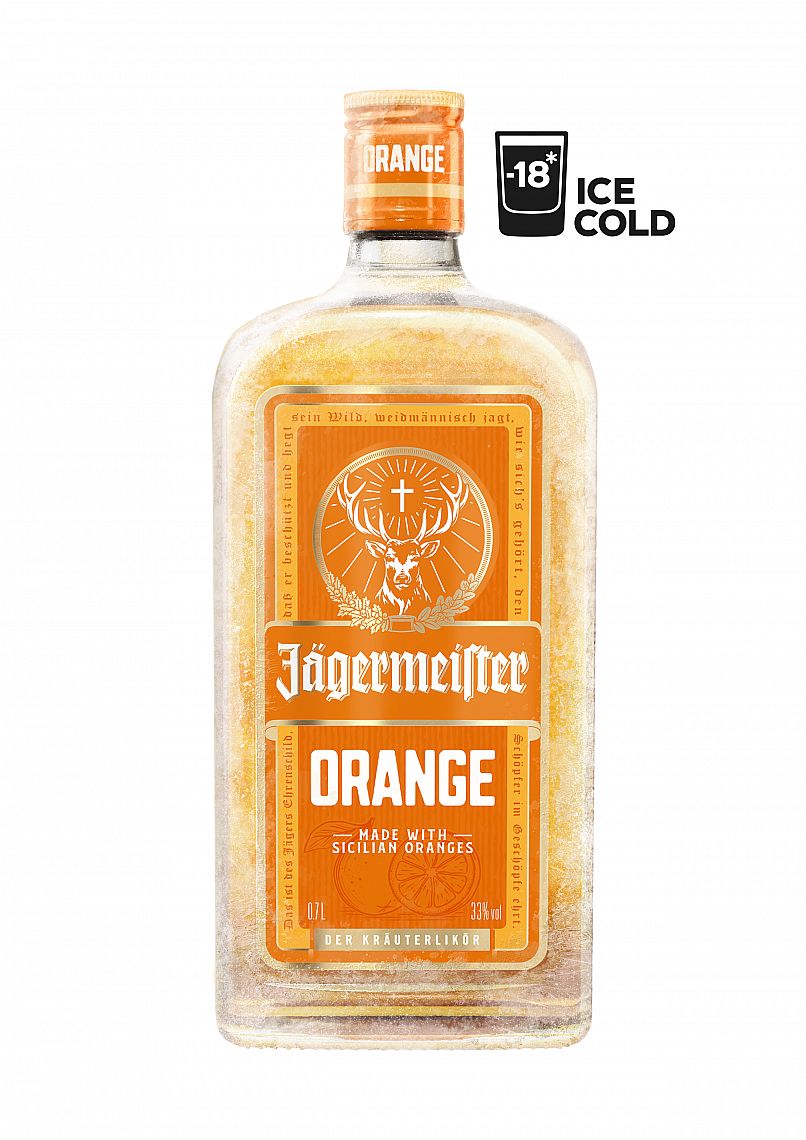 Jägermeister Orange 33% 0,7 l (holá láhev)