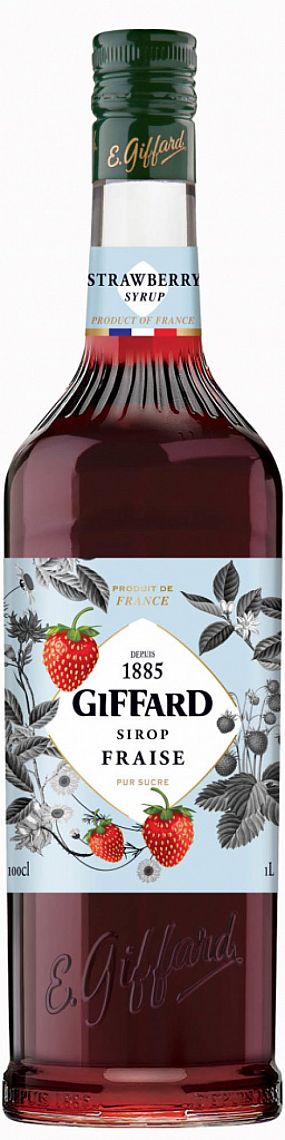 Giffard Strawberry, jahodový sirup, 1 l