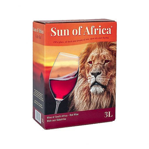 SUN OF AFRICA RED BAG IN BOX 3L