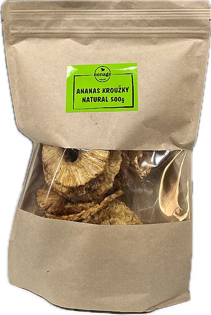 NONAGE ANANAS KROUŽKY NATURAL 500g