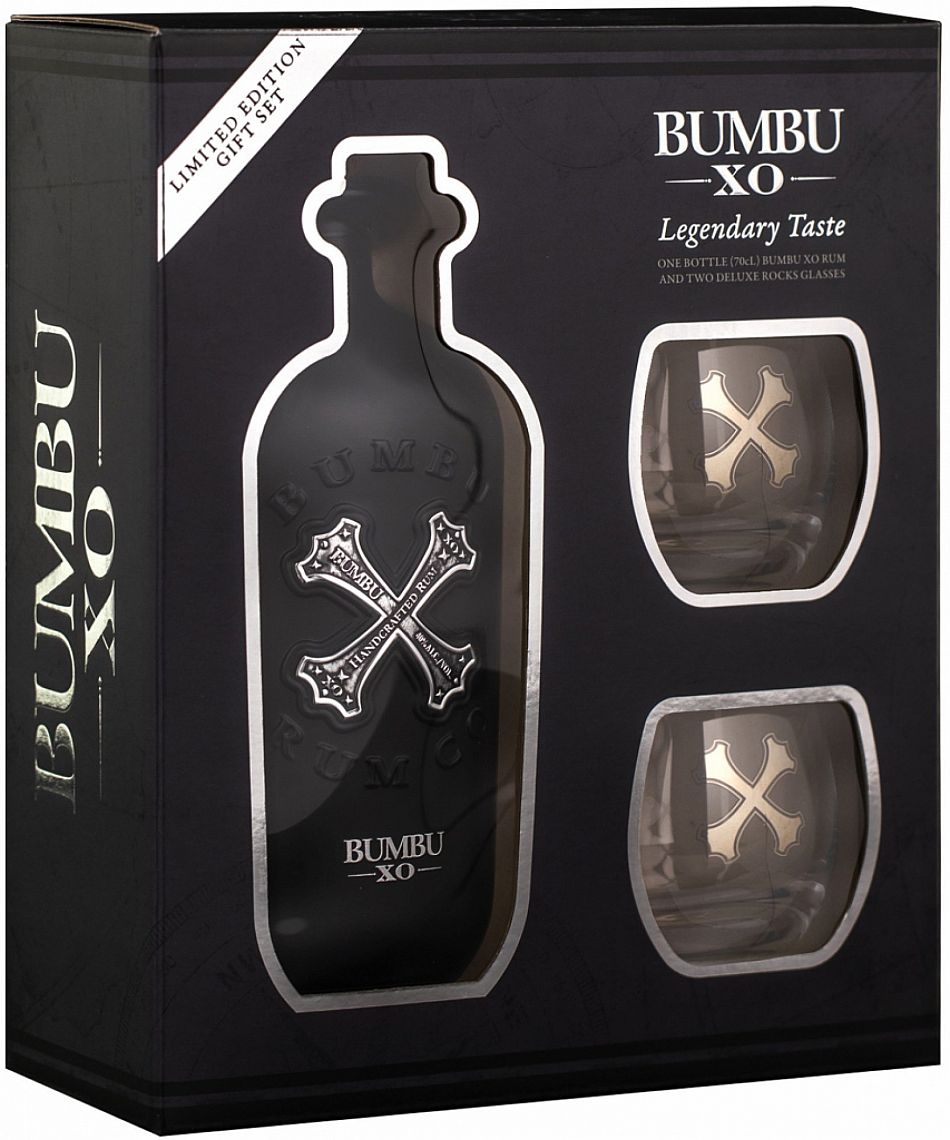 Bumbu XO 18y 40% 0,7 l (dárkové balení 2 sklenice)