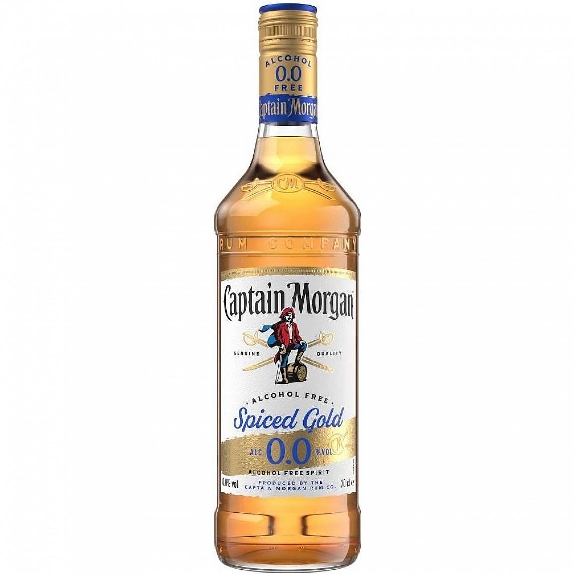 Captain Morgan Spiced Alcohol Free 0% 0.7 l (holá láhev)