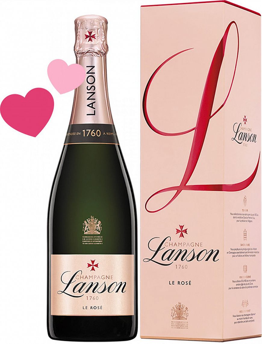 Lanson Rose Label Brut 0,75 l (karton)