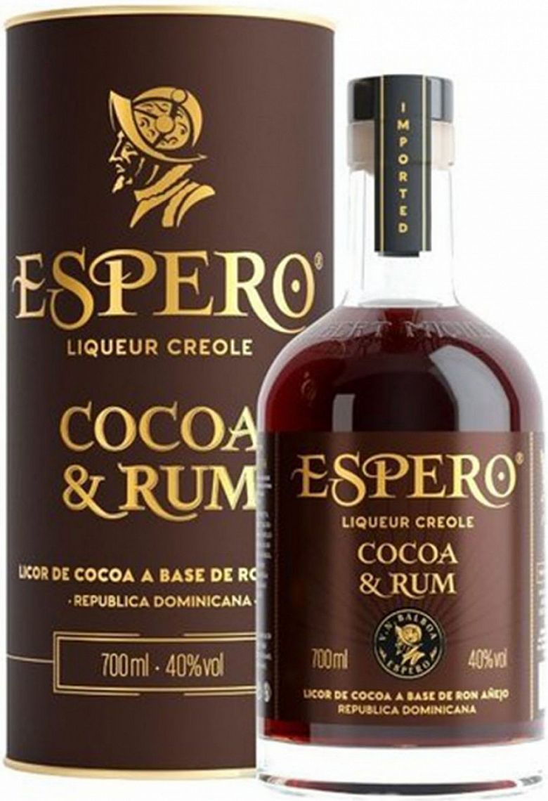 Espero Cocoa & Rum 40% 0,7 l (tuba)