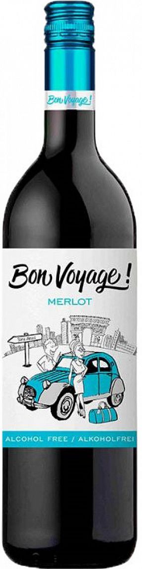 Bon Voyage Merlot nealko 0,75 l