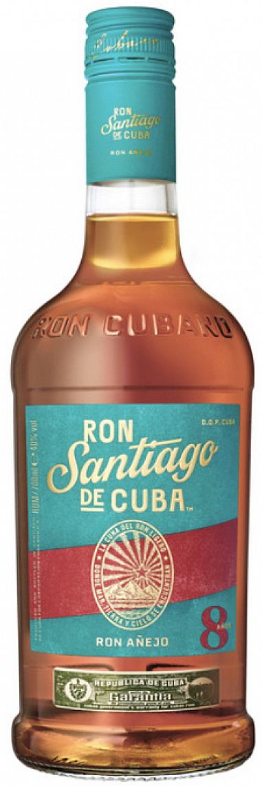 Santiago de Cuba 8y 40% 0,7 l (holá láhev)