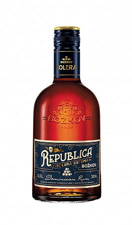 Božkov Republica Sistema Solera 38% 0,5 L (holá láhev)