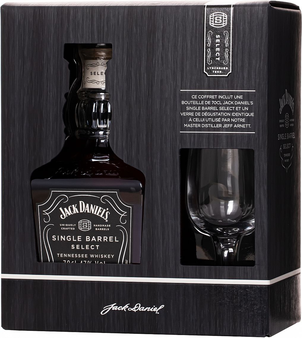 JACK DANIEL'S SINGLE BARREL 45% 0,7L (dárkové balení sklenička)