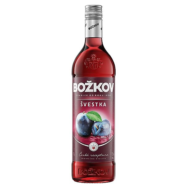 BOŽKOV ŠVESTKA 15% 1L (holá láhev)