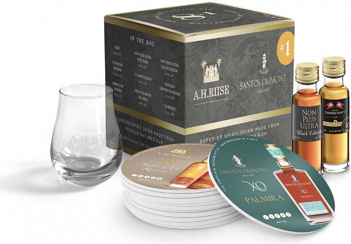 A.H.Riise Tasting Kit 2023 No.1Albert 41,1% 9 x 0,02 l (karton)