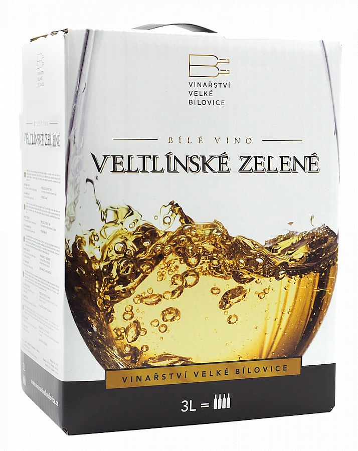 VELKÉ BÍLOVICE VELTLINSKÉ ZELENÉ 3L BAG IN BOX