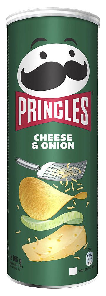 PRINGLES CHEESE & ONION 165g