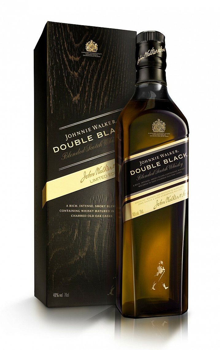 JOHNNIE WALKER DOUBLE BLACK 40% 1L (karton)