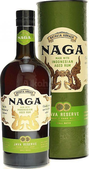 NAGA RUM JAVA RESERVE 40% 0,7L (tuba)