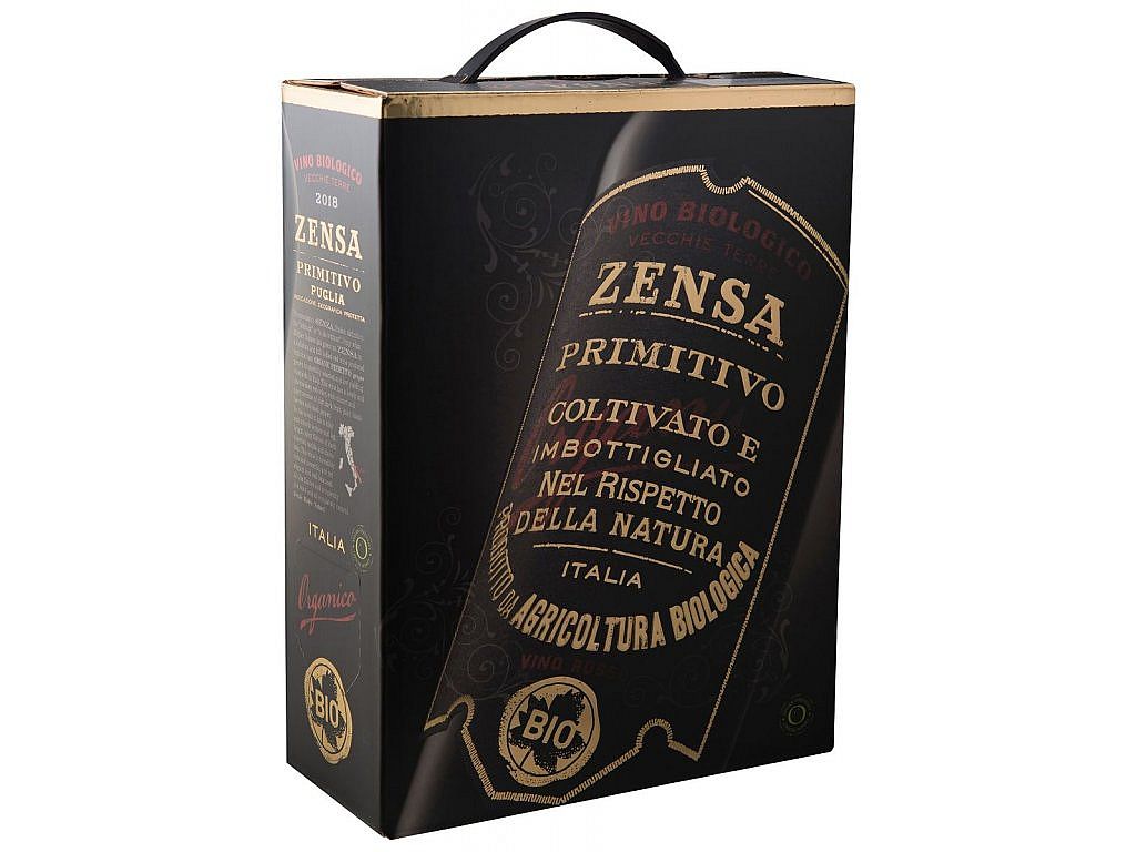 Zensa Primitivo Puglia Bio, Bag in Box, 3L